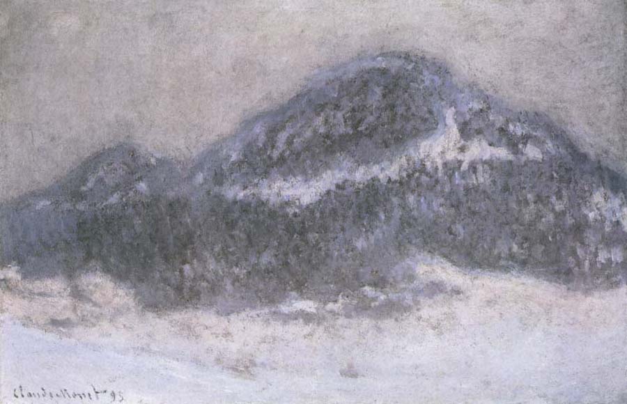 Claude Monet Mount Kolsaas in Misty Weather